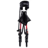 Altus Deluxe Euro Style Walker Rollator 10 Inch Wheel Red