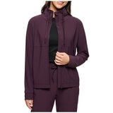 Kirkland Signature Ladies Active Zip Jacket Prune