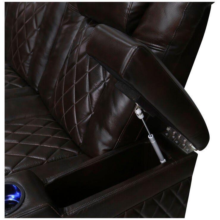Valencia Home Theatre Tuscany Console Edition 3 Seater Dark Chocolate Valencia Home Theatre Tuscany Console Edition 3 Seater Dark Chocolate
