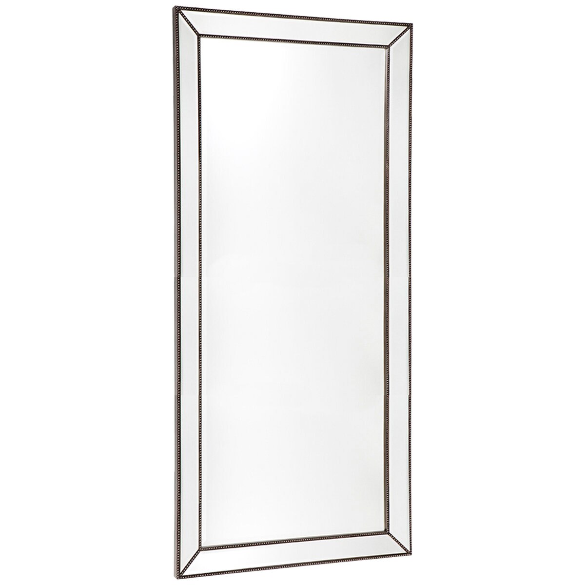 Café Lighting Zeta Floor Mirror Antique Silver Costco A...