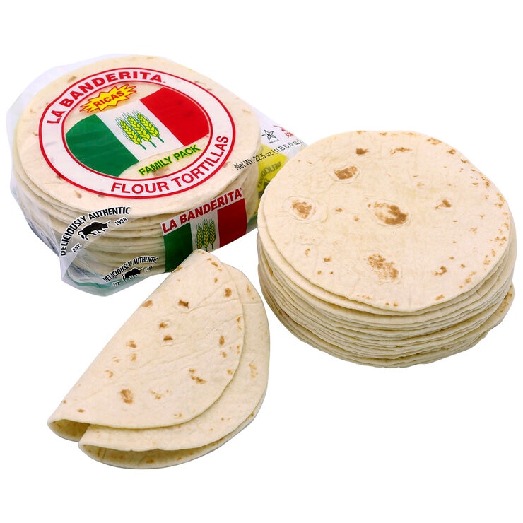 La Banderita Flour Tortillas Family 20 Pack 640g La Banderita Flour Tortillas Family 20 Pack 640g