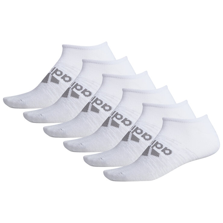 Adidas No Show Sock 6 Pack White