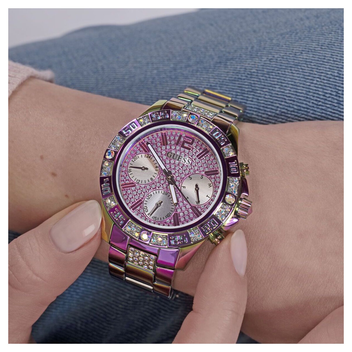 GUESS Majesty Iridescent Tone Women's Watch GW0771L4