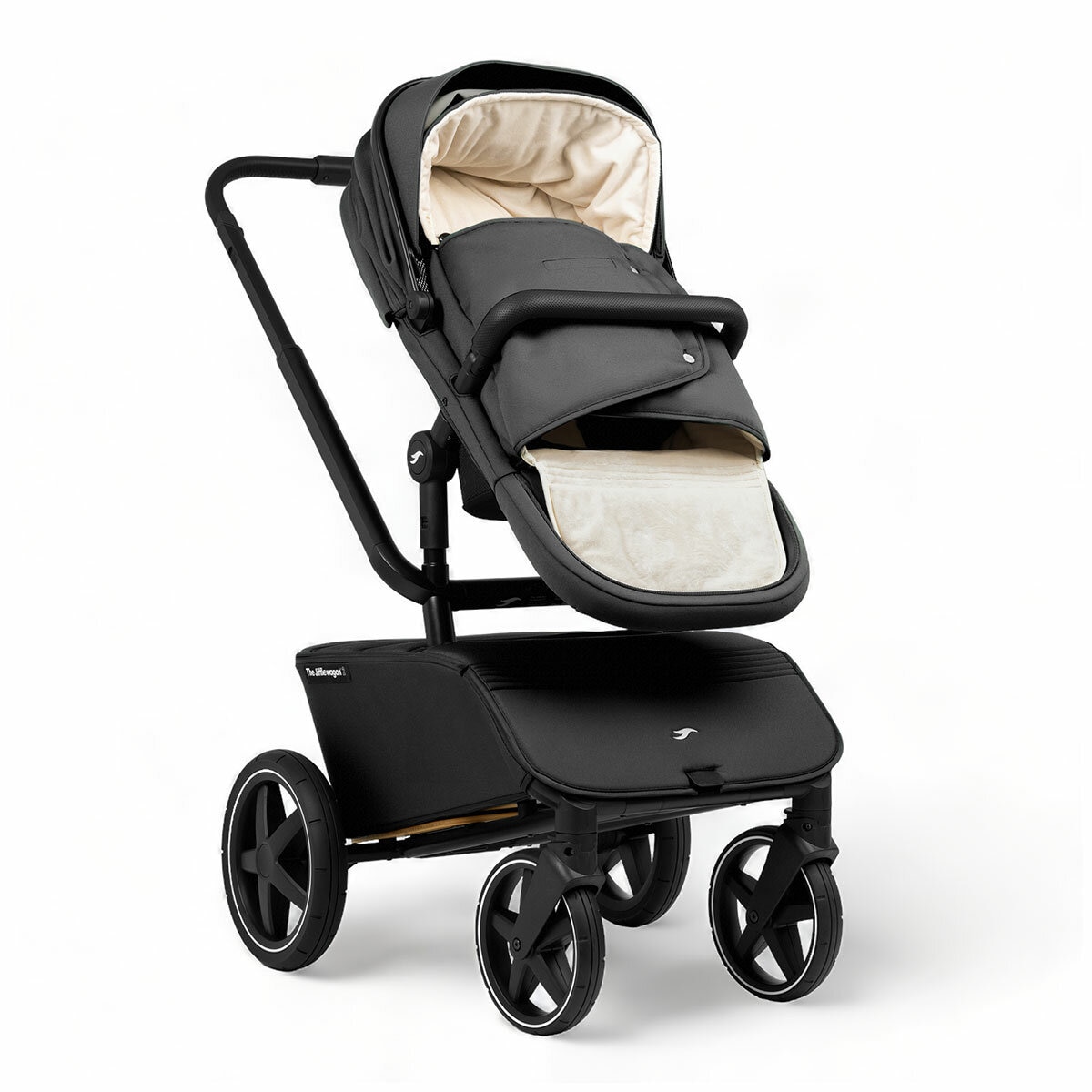 The Jiffle Wagon 6 in 1 Stroller Black