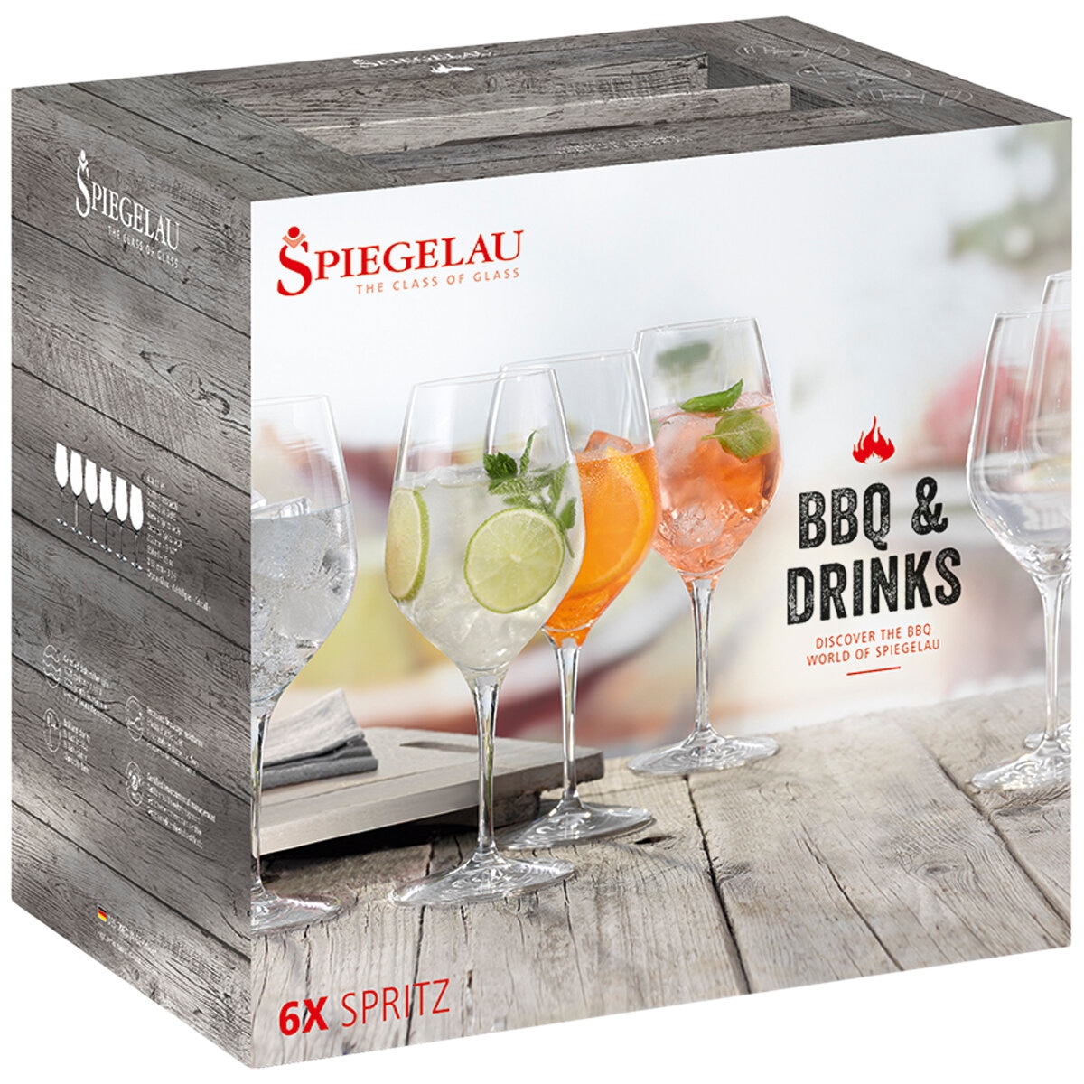 Spiegelau BBQ Drinks Spritz 6pc Set