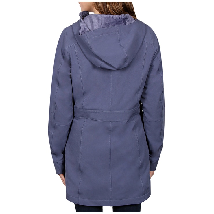 Kirkland Signature Women's Long Softshell Jacket Night Shadow Costco