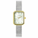 JAG Balmain Silver Dial Gold Case Mesh Band Women's Watch J2998A JAG Balmain Silver Dial Gold Case Mesh Band Women's Watch J2998A
