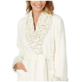 Carole Hochman Women's Plush Robe - Ivory