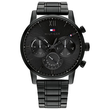 Tommy Hilfiger Black Steel Black Dial Men's Watch