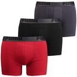 Puma Boxer 3 Pack - Red/Blue