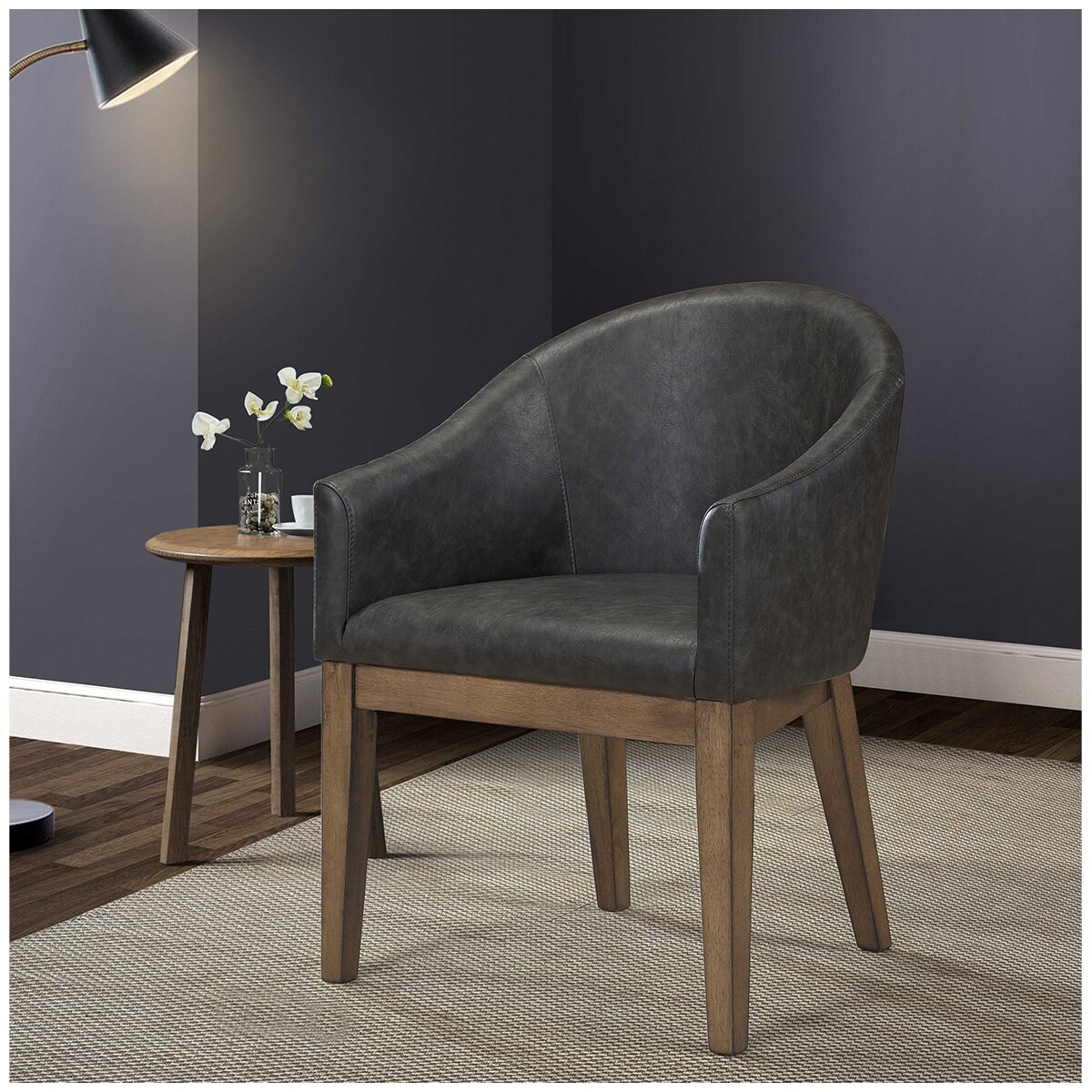 Bayside Furnishings Dining Chairs Dark Grey 2pk Costco Australia