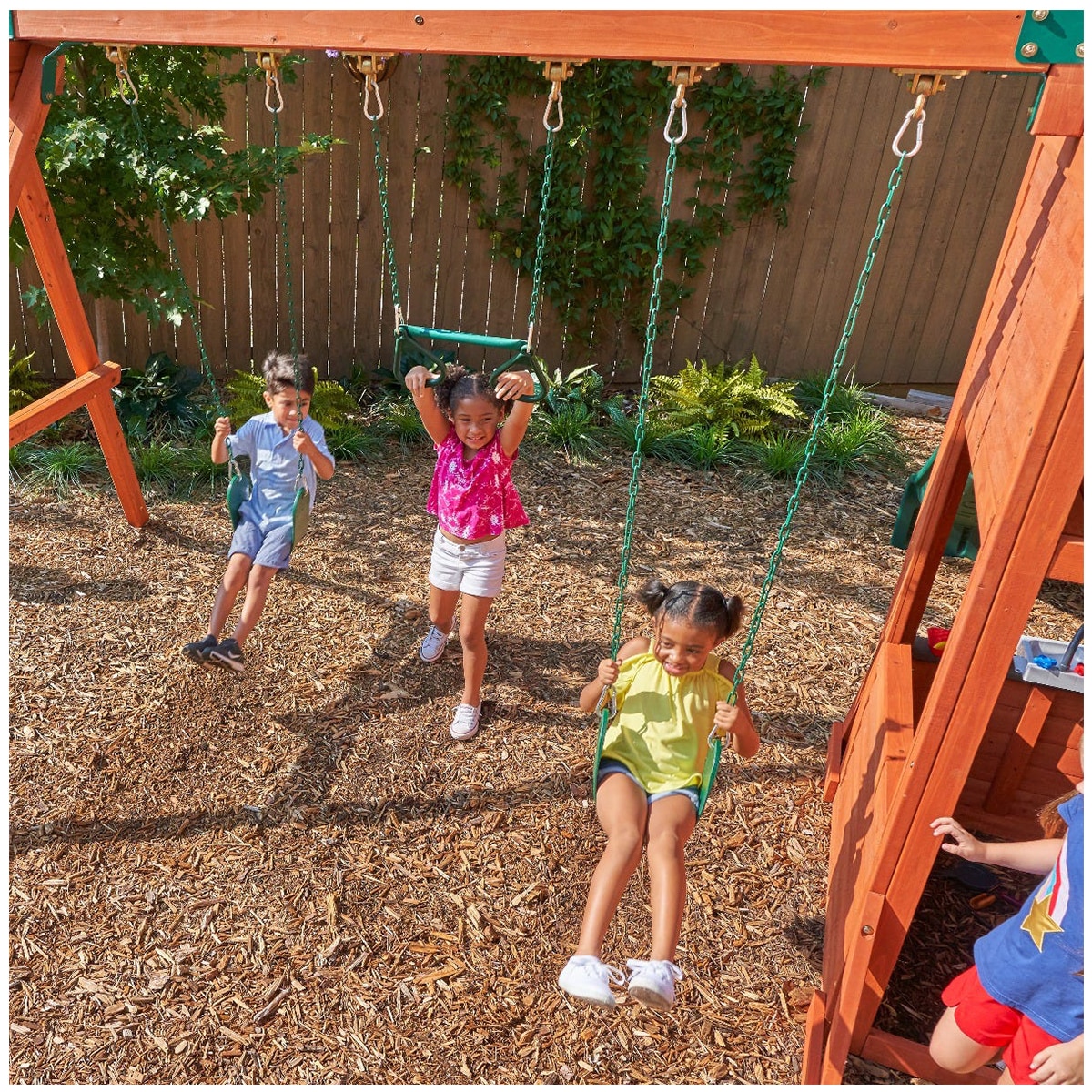 Cedar Summit Hilltop Swing Set & Play Centre