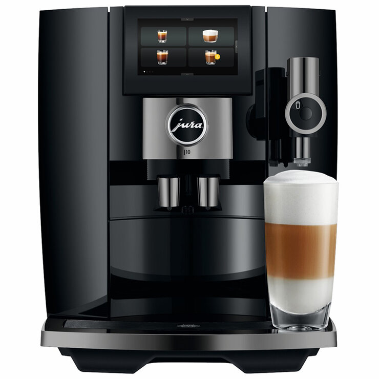 JURA J10 Fully Automatic Coffee Machine Piano Black 15664