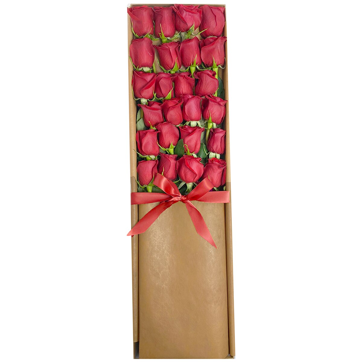 Valentine’s Day 24 Premium Long Stem Roses in Gift Box Costco Au...