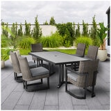 Agio Luna 7 Piece Woven Dining Set