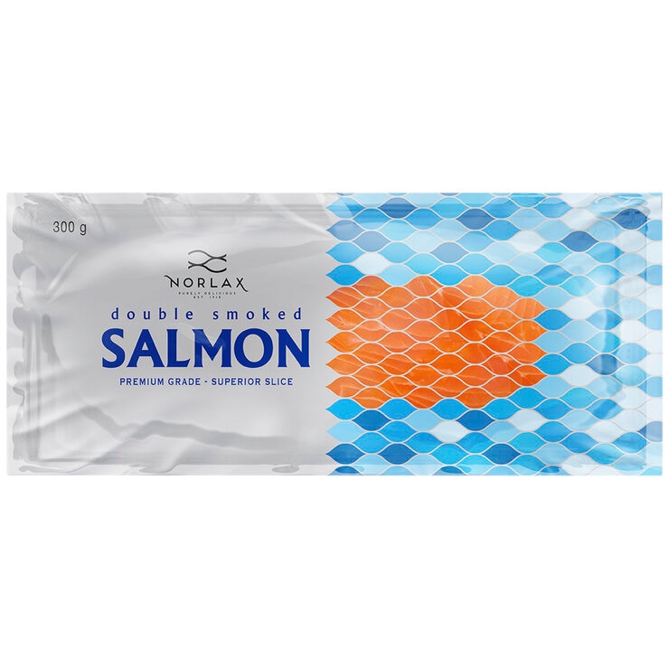 Norlax Double Smoked Salmon 300g Norlax Double Smoked Salmon 300g