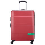 Delsey Benetton 3 Piece Luggage Set Red