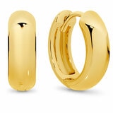 18KT Yellow Gold Chunky Hoop Earrings