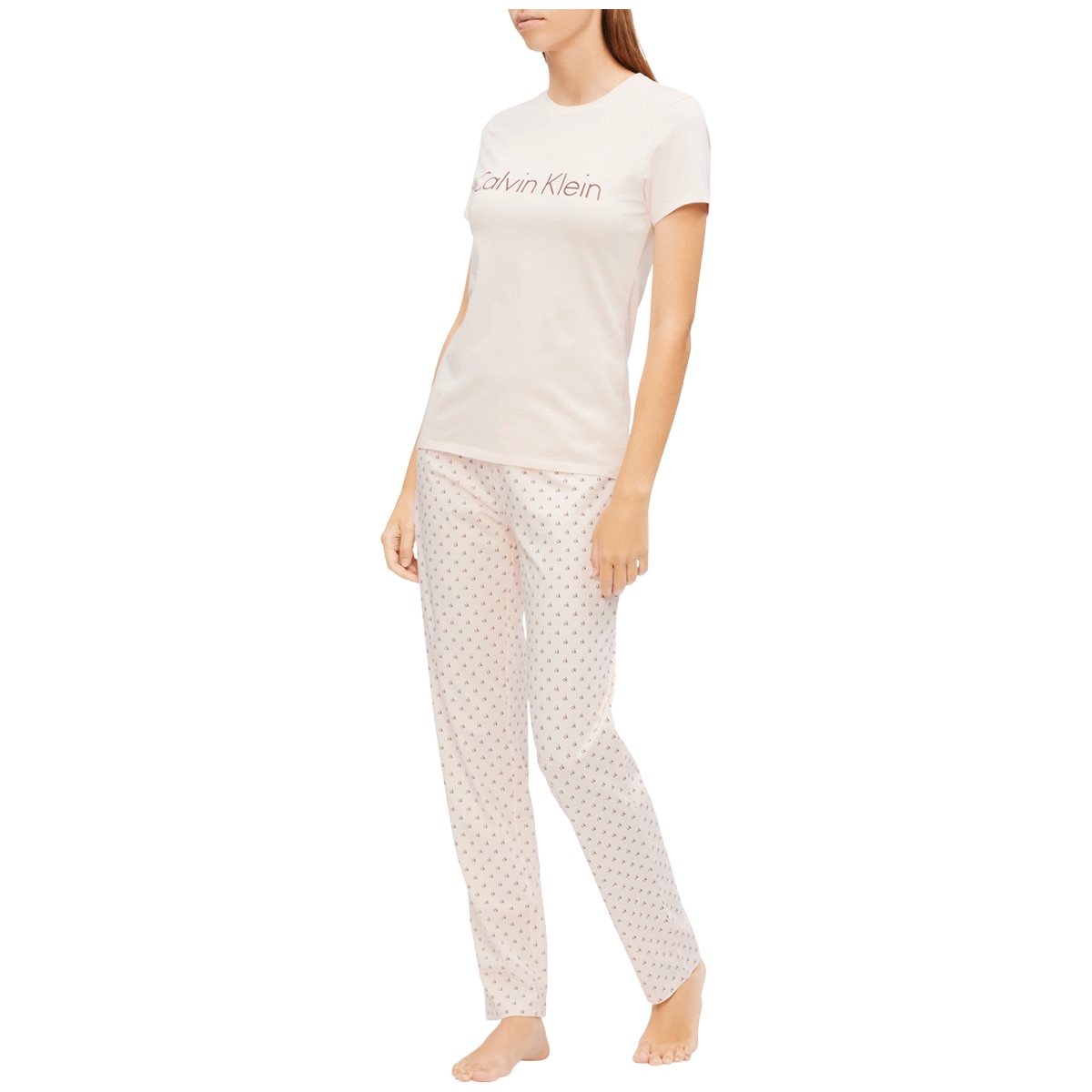 Calvin Klein 2 Piece Women's PJ Set - Nymph Pink