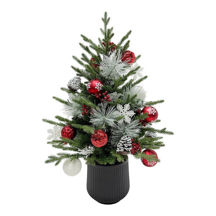 CGH 91.44cm Pre-Lit Decorated Pine Tree CGH 91.44cm Pre-Lit Decorated Pine Tree