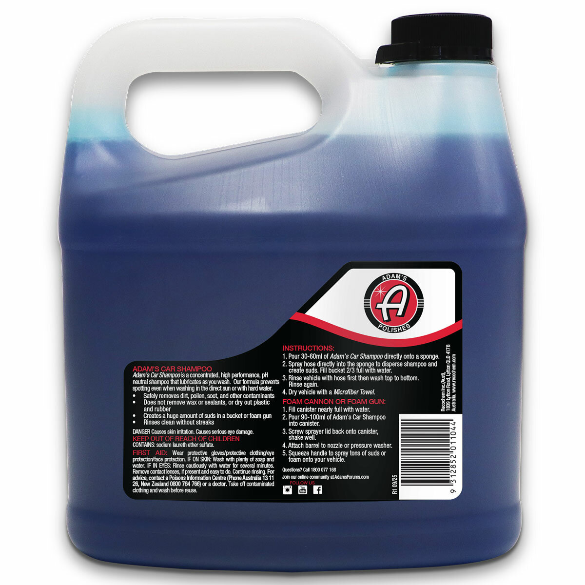 Adam's Polishes Car Wash Shampoo 2.5L