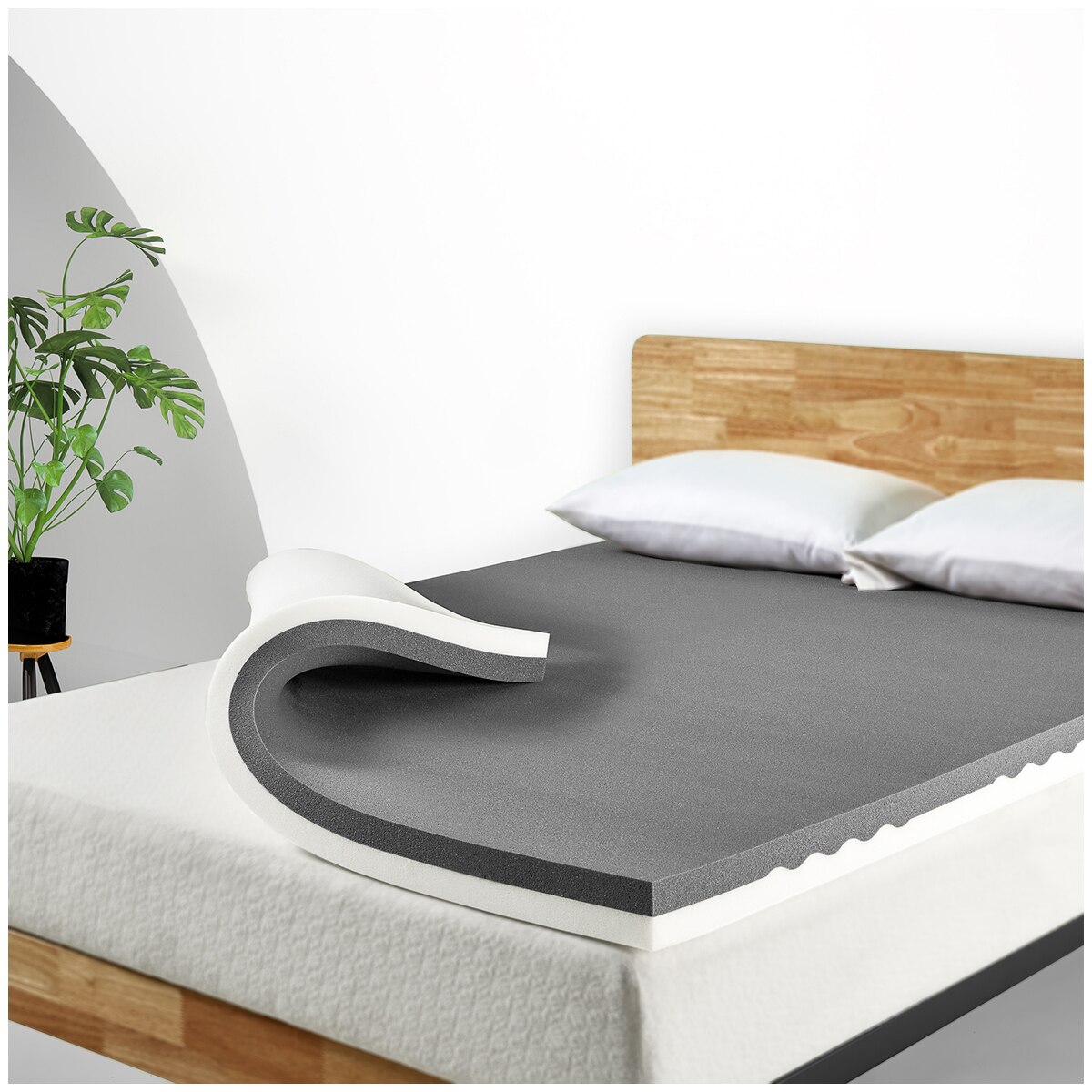 3" Blackstone Graphene Memory Foam Topper - Double