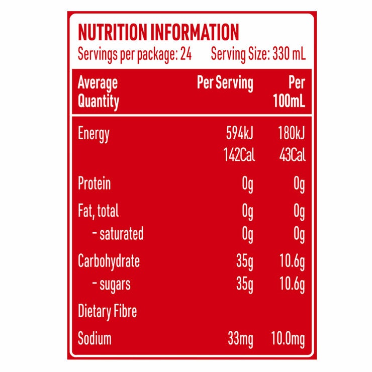 Coca Cola Glass 24 x 330ml