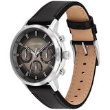 Calvin Klein Gauge Black Leather Sepia Dial Men's Watch 25200496