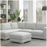 Synergy Home Furnishings Fabric Sectional With Ottoman