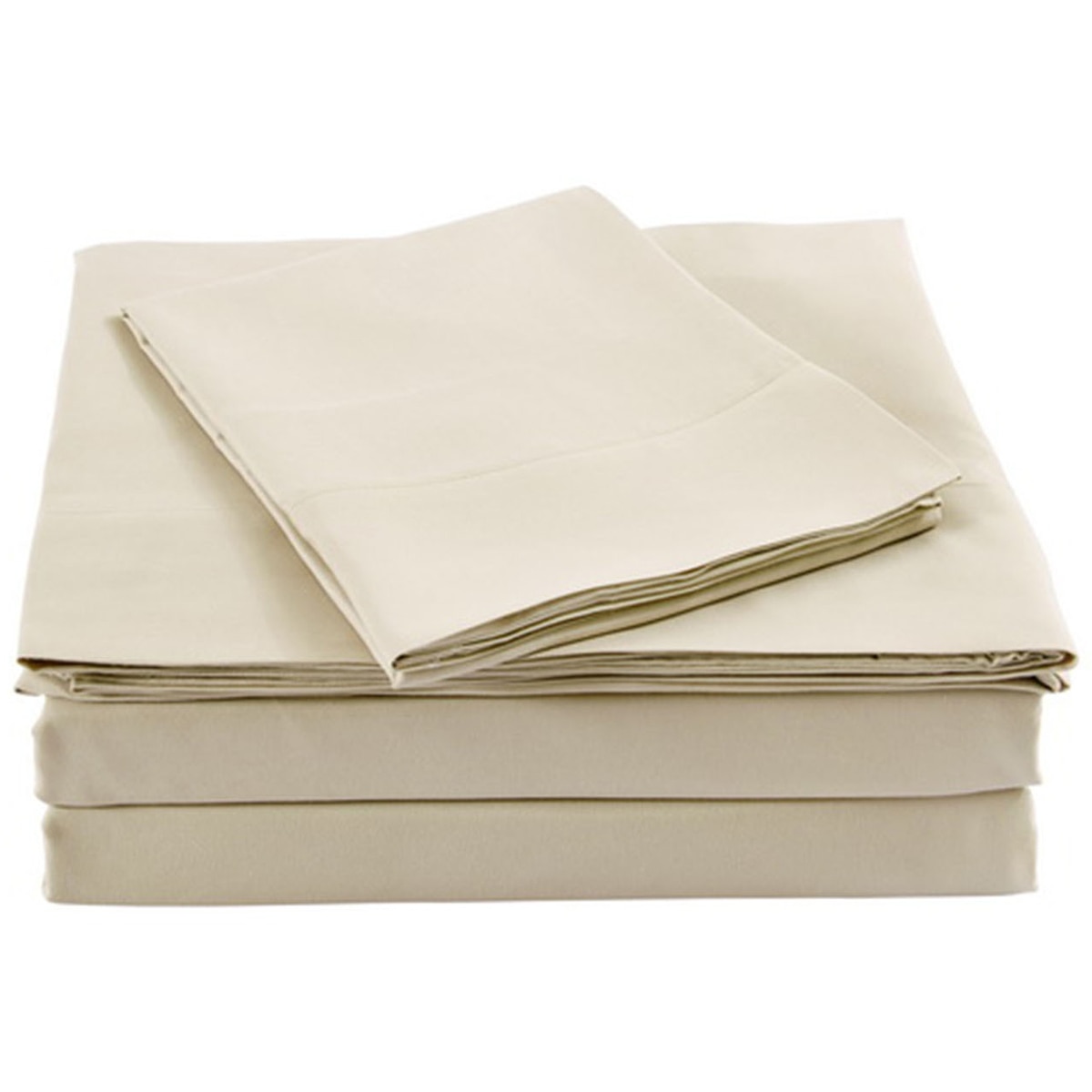 Bdirect Royal Comfort Blended Bamboo Quilt Cover Sets -Dark Ivory-Double