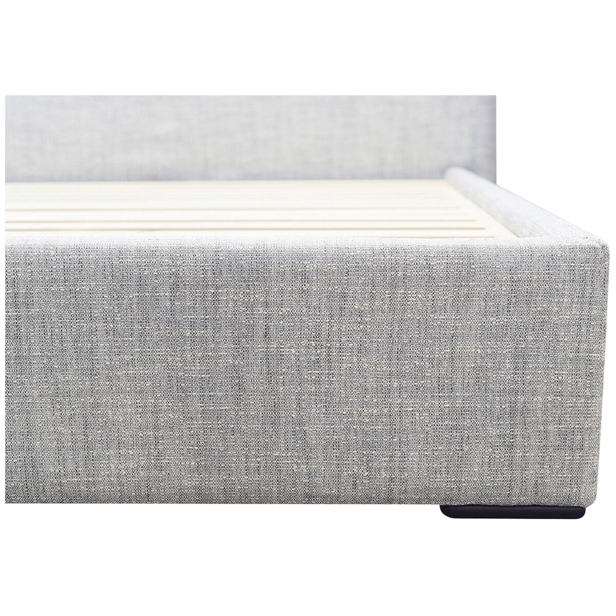 Moran Ora King Bedhead with Encasement and Slats Steel