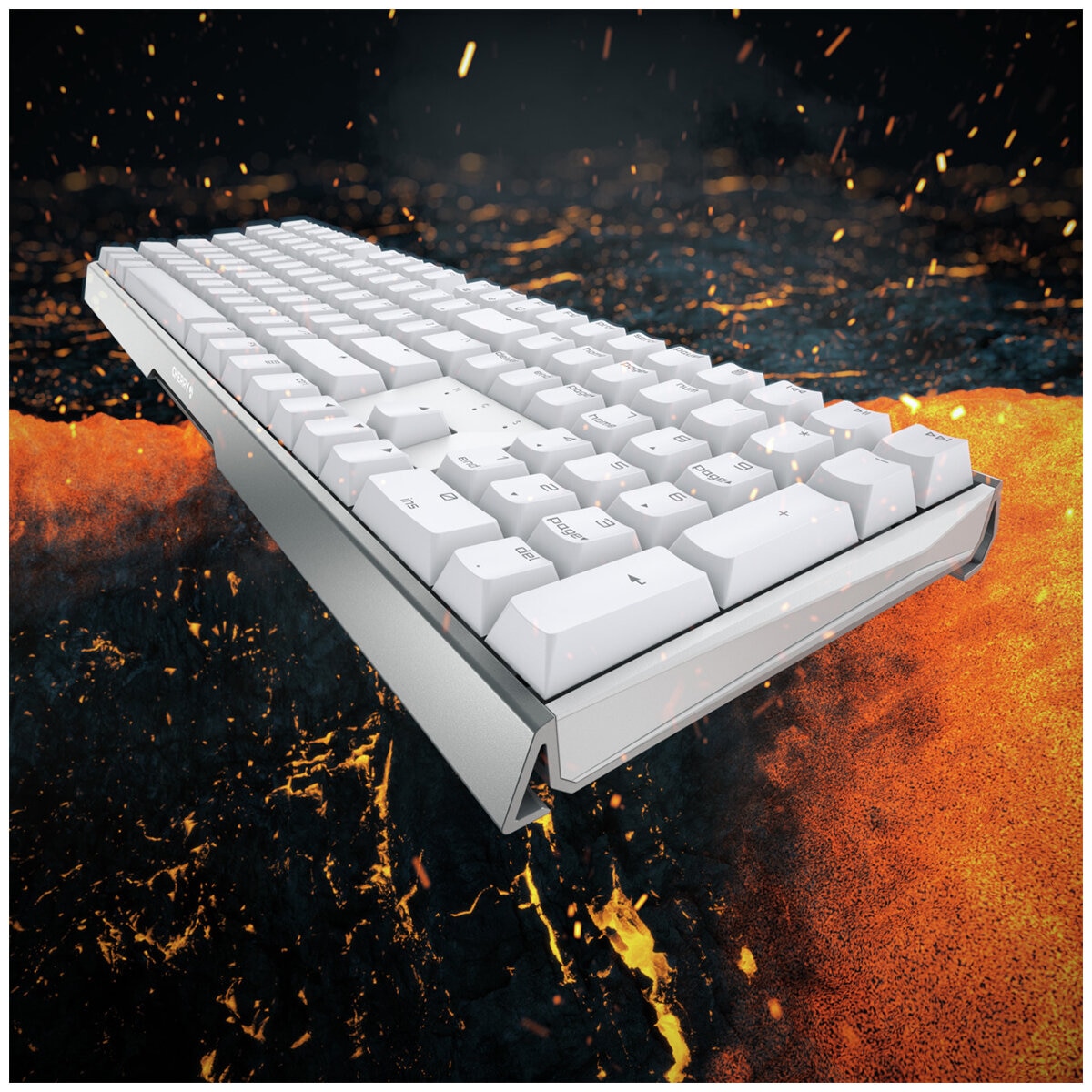 Cherry MX 3.0S NBL Gaming Keyboard White with Blue Switch G80-3870LSAEU-0