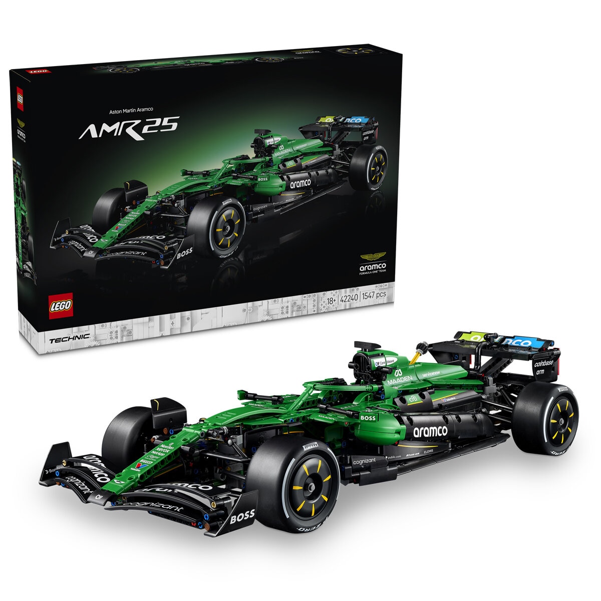 LEGO Technic Aston Martin Aramco AMR25 F1 Car 42240 LEGO Technic Aston Martin Aramco AMR25 F1 Car 42240