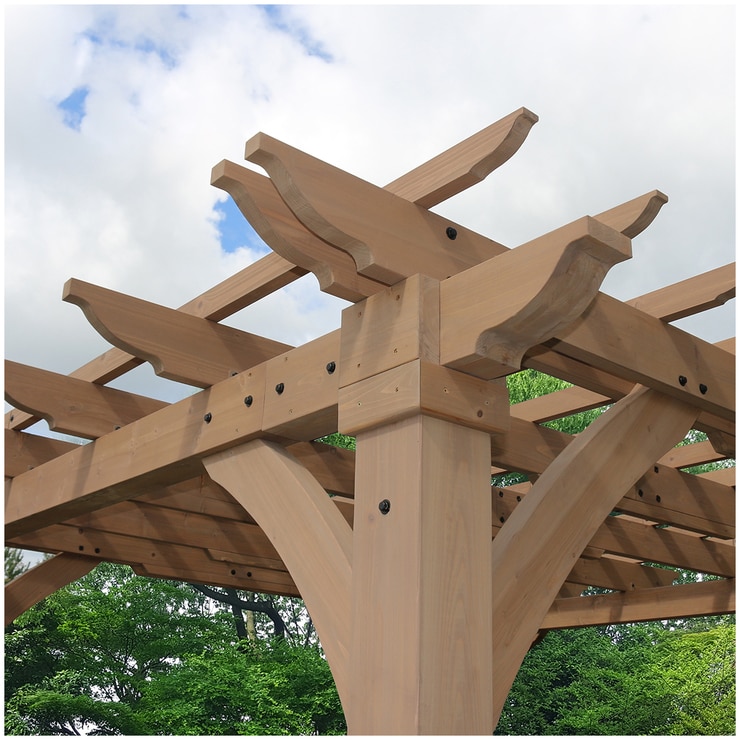 Yardistry 3.65m x 3.65 m Pergola Costco Australia