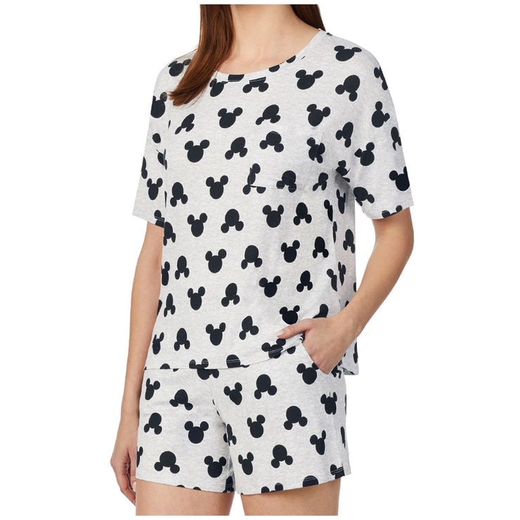 Disney Women's Pyjama Set 2pc Grey Costco Australia