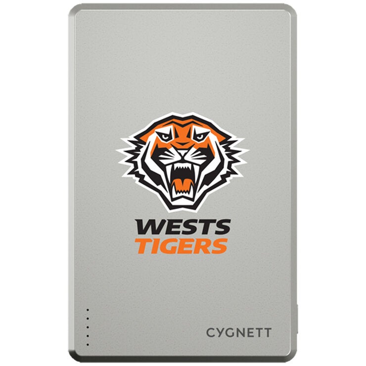 Cygnett NRL 5k Mag Power Bank - Wests Tigers CY5850PBCHE Cygnett NRL 5k Mag Power Bank - Wests Tigers CY5850PBCHE