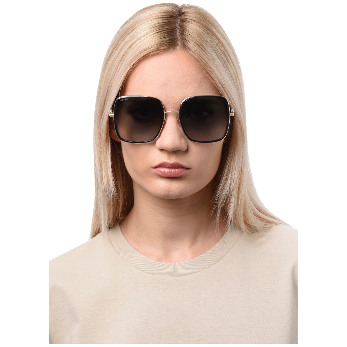 Jimmy Choo Jayla/S Women’s Sunglasses Glod Frame