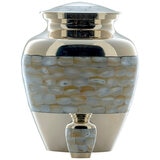 Value Coffins Mother of Pearl Urn Set