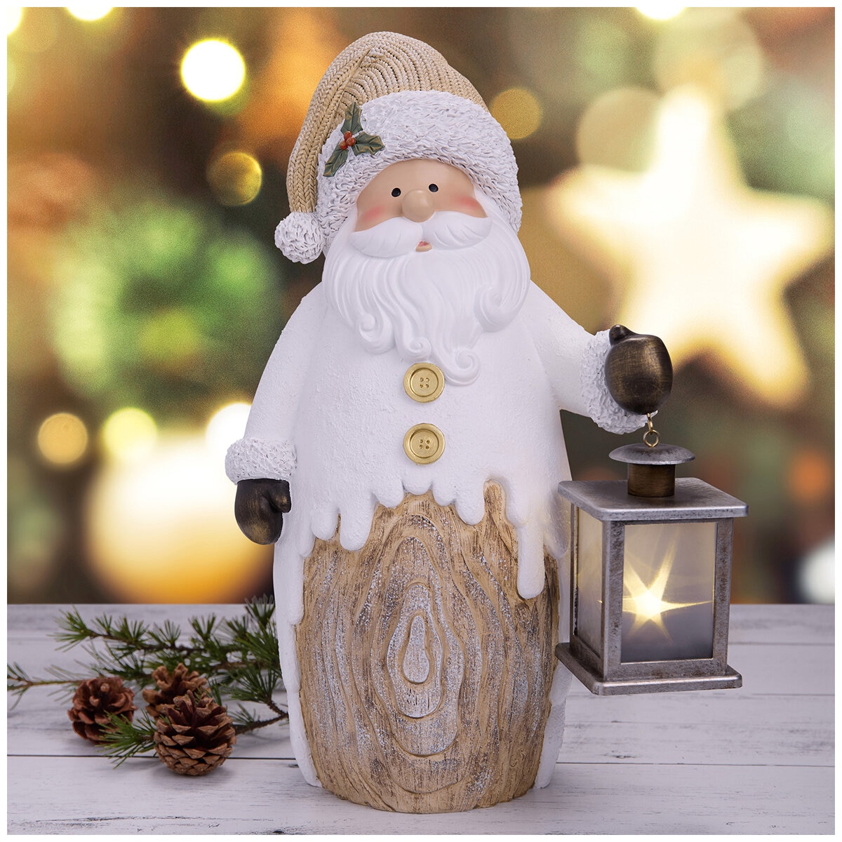 Holiday Figures With Lantern