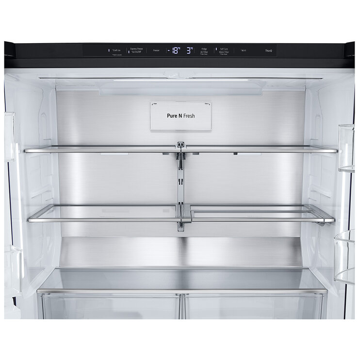 LG 638L French Door Fridge Matte Black GF-D700MBLC