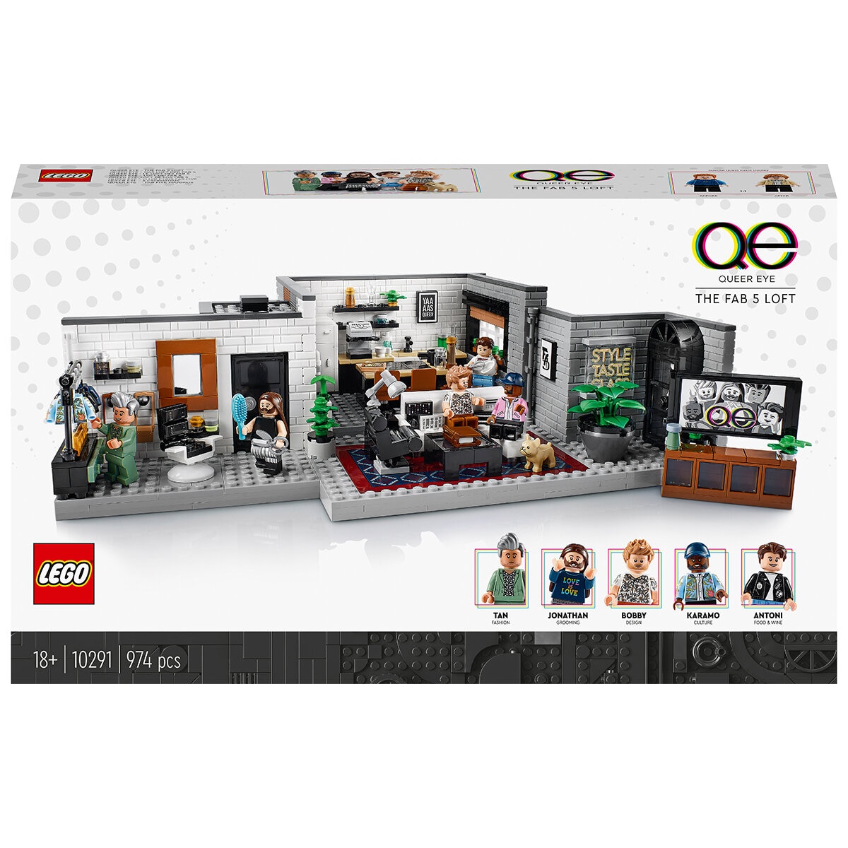 LEGO Icons Queer Eye - The Fab 5 Loft 10291