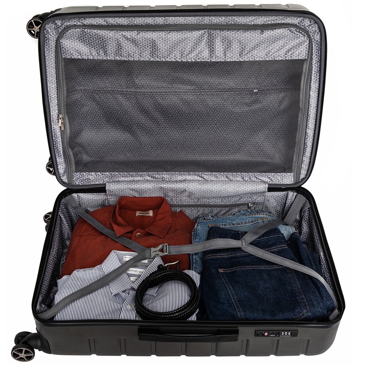 Tosca Elite 76.2cm Large Expandable Suitcase Blue Costco Australia