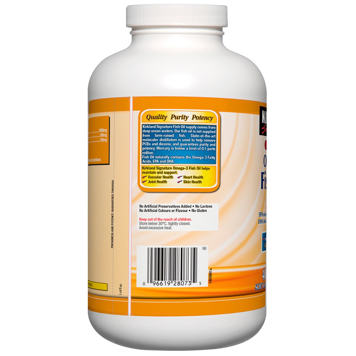 Kirkland Signature Omega 3 Fish Oil 