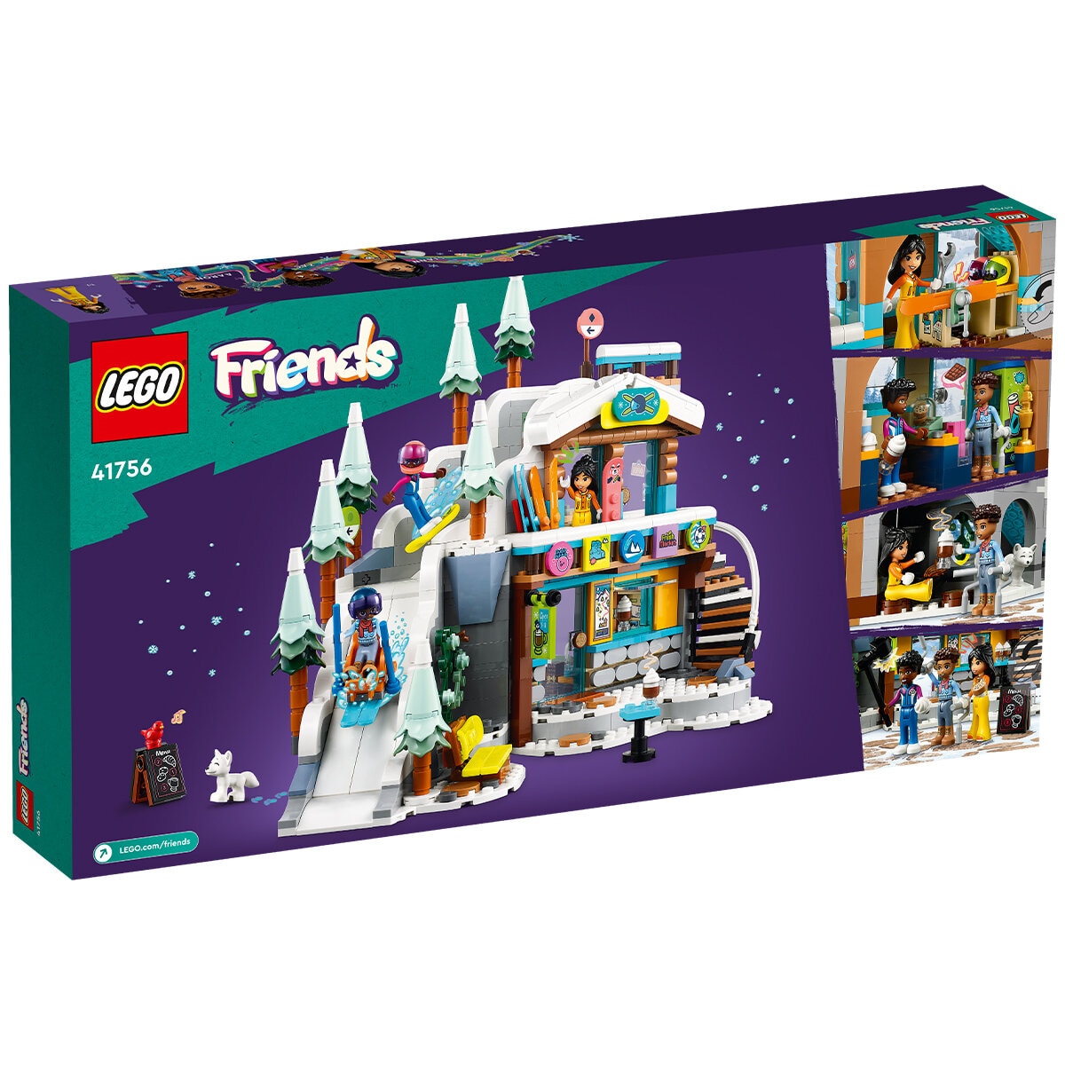 lego friends holiday ski slope and café 417