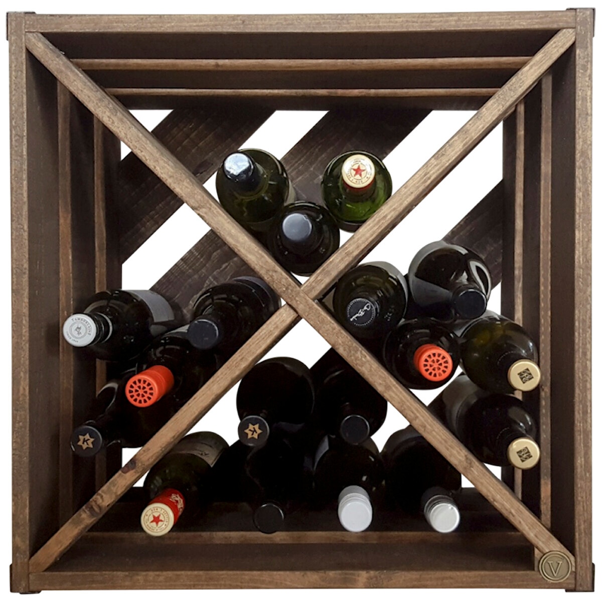 Wine Stash Industrial Wine Cube