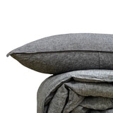 Moran Home Pillow Cases 2pk Grey