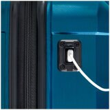 Samsonite Carbon Elite Expandable Hardside Luggage Set 3 Piece Blue