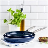Blue Diamond Nonstick Ceramic Frypans 2 Pack