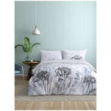 Onkaparinga 3 Piece Quilt Cover Set Queen - Eucalyptus