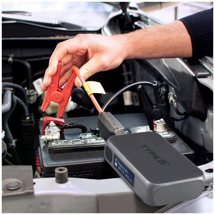 Type S Jump Starter &amp; Portable Power Bank 12V Costco